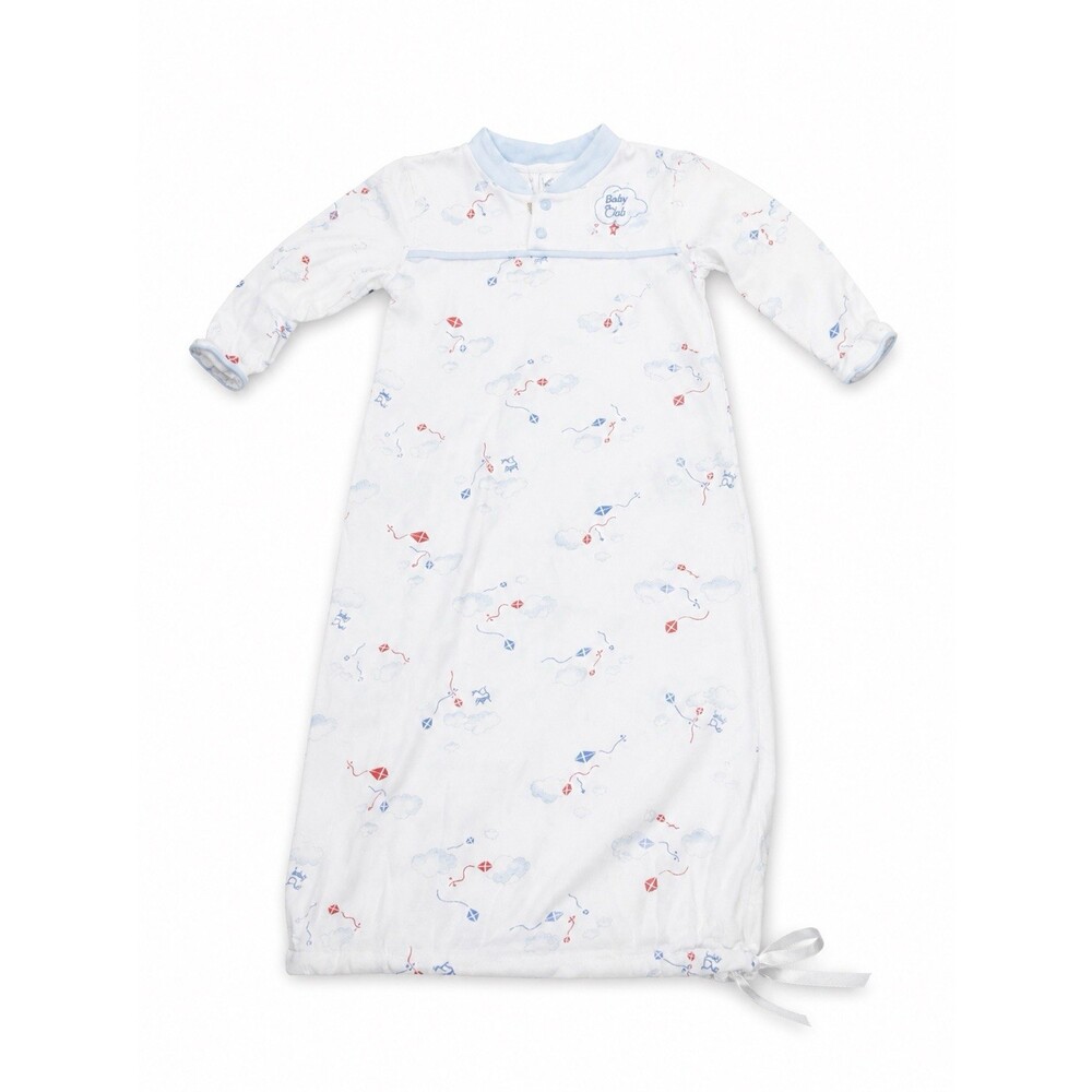 Vintage Baby Dior Infant New  Born Sleep Sack White Gown 5 to 18 lbs hand cover